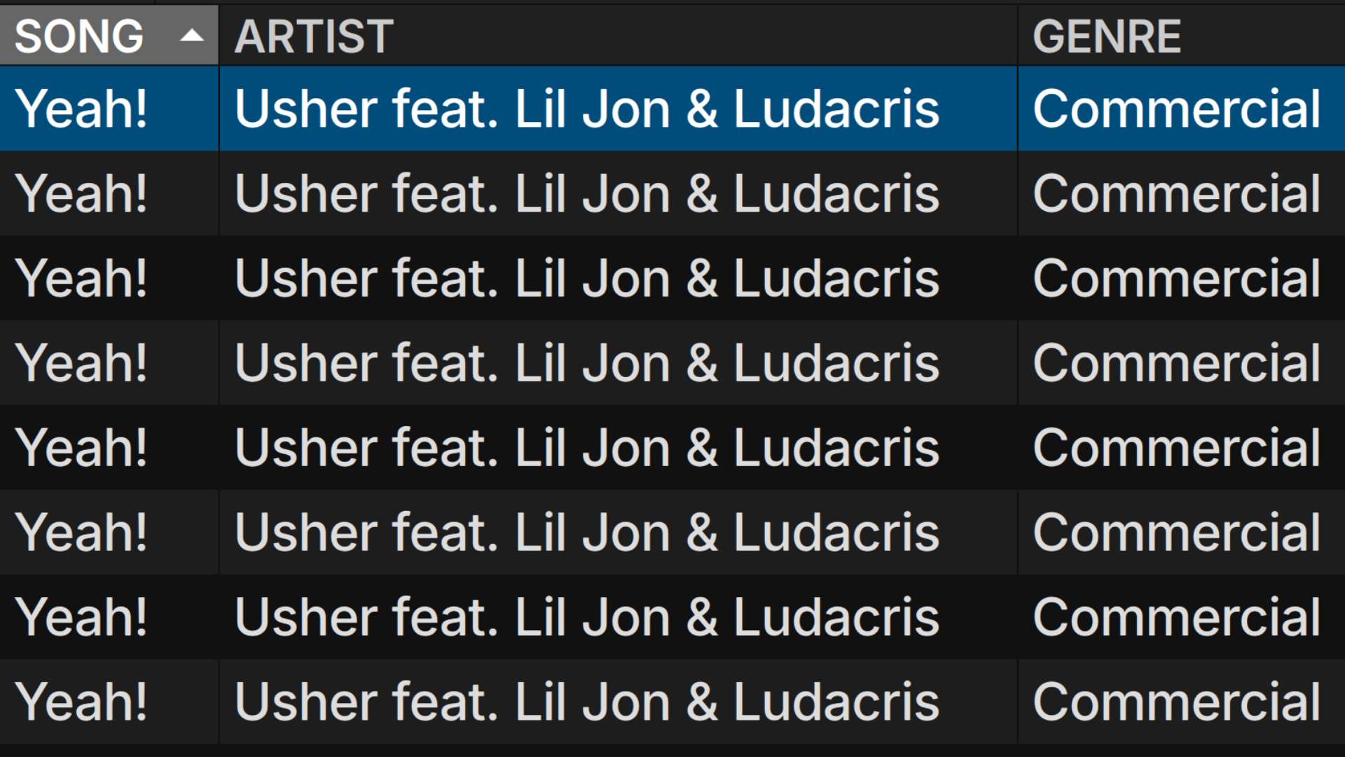 Remove duplicate tracks